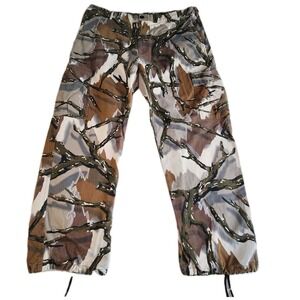 PREDATOR CAMOUFLAGE Cargo Pants Mens 2XL Gray Camo Cotton Hunting Outdoors VTG